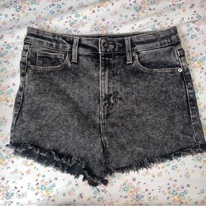 Women's Black Denim Shorts